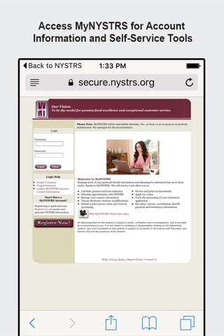 NYSTRS Mobile screenshot 4