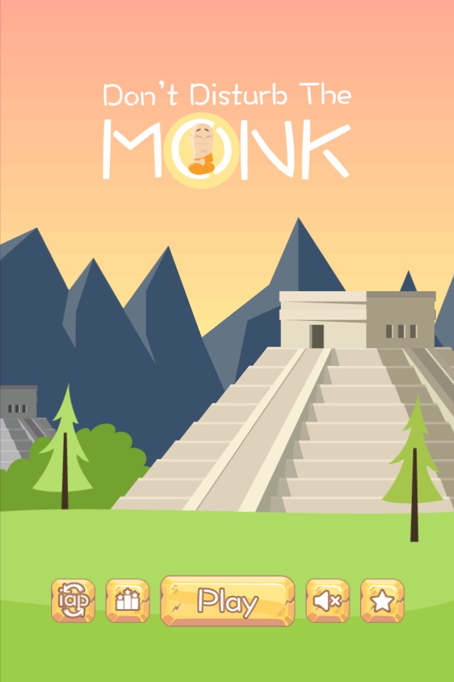 Don’t disturb the monk: Tiny Monk Balance Meditation screenshot 2