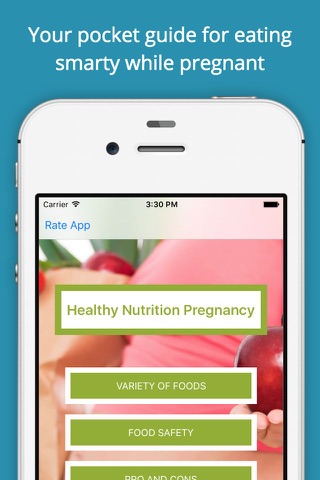 Healthy Nutrition Pregnancy Pro screenshot 2