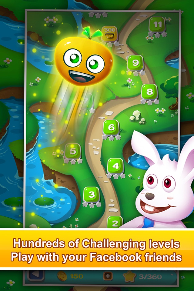 Fruit Splash Extreme: FREE Fruit Line Connect Match-3 Puzzle Game screenshot 4