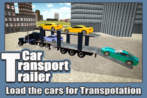 Car Transport Heavy Trailer 3D screenshot 3