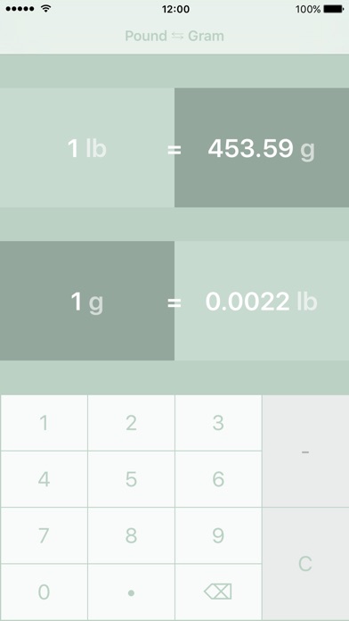 ポンド を グラム | lbs を g screenshot1