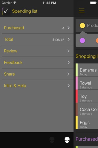 Spending List Free - Shopping list and To do list. screenshot 3