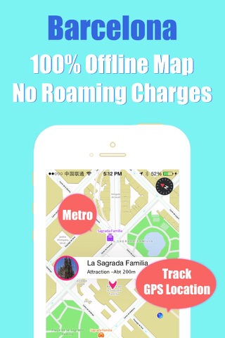 Barcelona travel guide with offline map and España metro transit by BeetleTrip screenshot 2