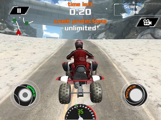 Screenshot #5 pour ATV Snow Racing - eXtreme Real Winter Offroad Quad Driving Simulator Game FREE Version