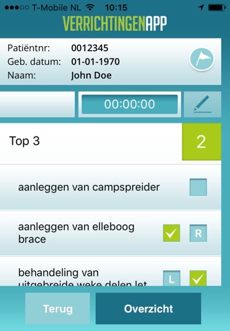 Erasmus MC Verrichtingen App screenshot 2
