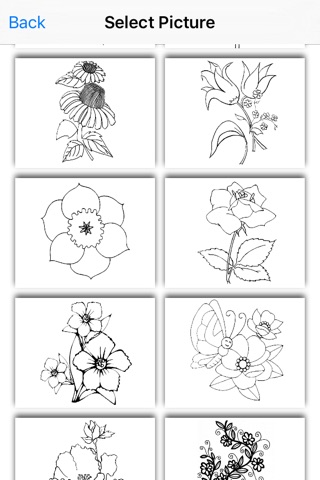A coloring app of the Flower for children: Learn to draw and paint screenshot 2