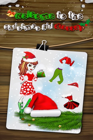 Christmas Party Costume Salon - XMas Santa Girl Dress Up for Winter Holidays screenshot 2