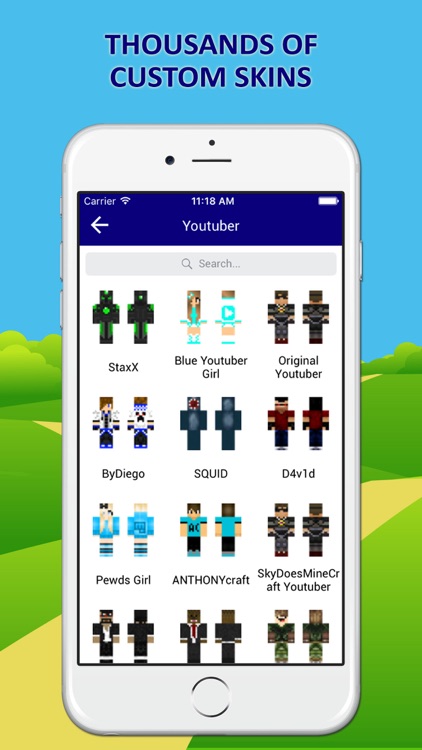 Custom Skins - Exclusive Collection of Minecraft Skins