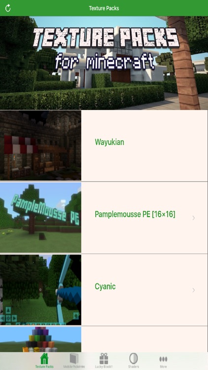 Texture Packs Guide for Minecraft+ by Lime Works, LLC