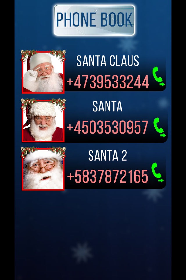 Fake Call Santa screenshot 2