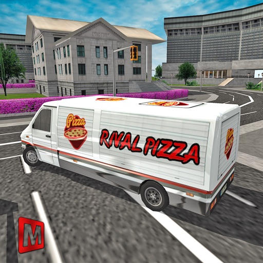 Pizza Truck Driver City Delivery Simulator Icon