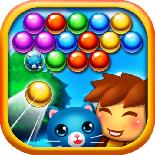 Bubbleburst Animal Shooter Word Star - Pop Pet Rescue Edition Icon