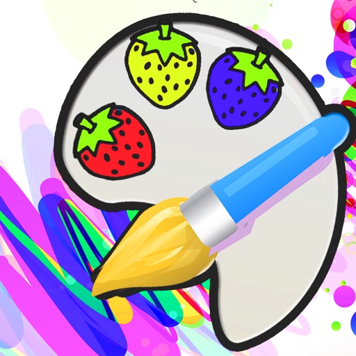 Vocabulary fruit Coloring Book iOS App