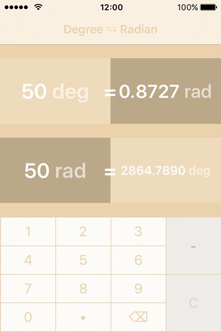 Degrees To Radians | Degree To Radian | deg to rad screenshot 2