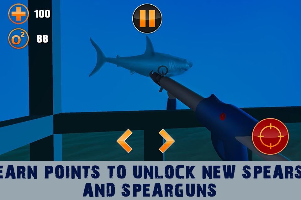 Shark Spear Fishing Simulator 3D screenshot 3