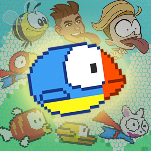 Flappy Party Revenge Up 5 -  All five jelly bird plague heads td dash for Free Icon