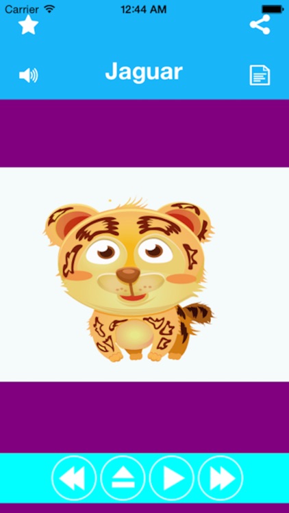 Zooland Animal Names Learning For Kids And Toddlers With Flash Card