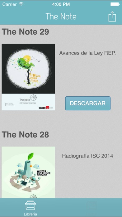 Revista The Note screenshot1