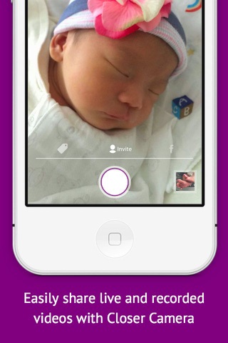 Closer Camera - Live Sharing and Record Videos With Unlimited Storage screenshot 2