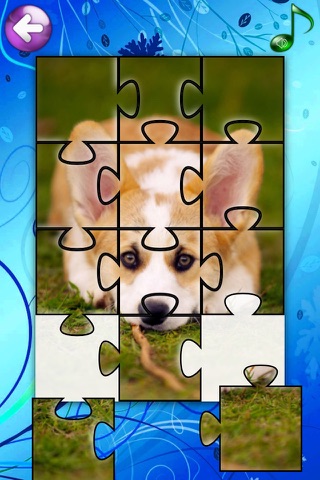 Puppies Jigsaw Puzzle Games for Girls & Boys with Baby Pet Dog who Loves Animal Puzzles & Pictures for Kids screenshot 4