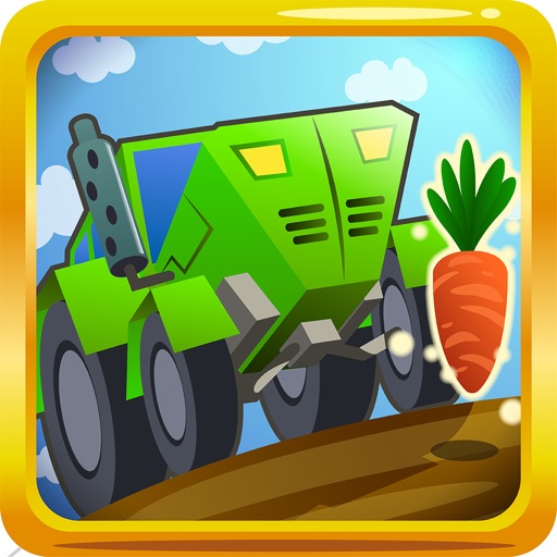 Ex Driver Field Racing - Fun harvest fruit on redline endless speed game Icon