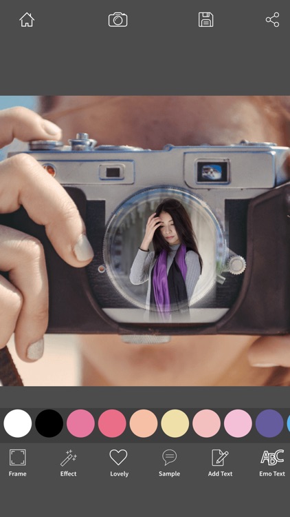 edit pic with camera frames, photo effects & text free - Photo camera frames