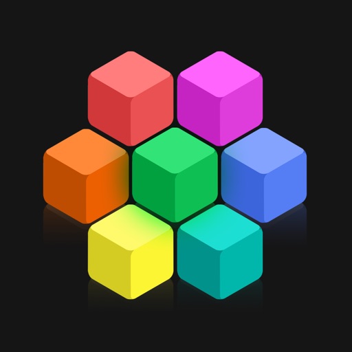 Brain Hexagon: Block puzzle gridblock - 100 qubed dash ways Icon