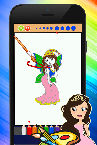 Princess Coloring Pages Coloring Set In Pictures screenshot 4