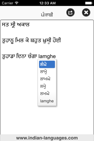 Punjabi screenshot 2