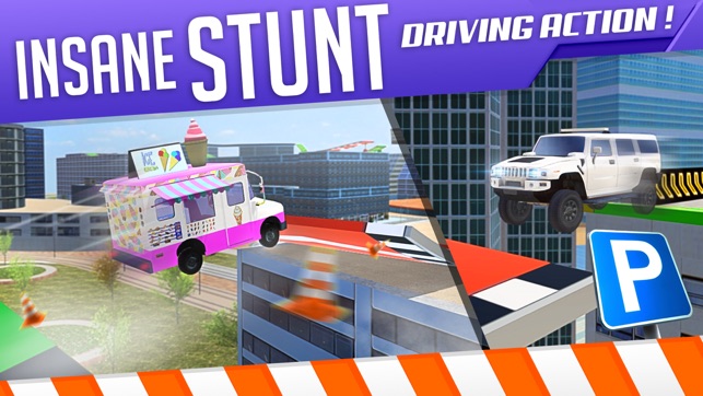 Roof Jumping 3 Stunt Driver Parking Simulator an Extreme Rea(圖4)-速報App