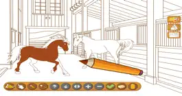 Game screenshot Coloringbook Horses  – Color, design and play with your own little horse and pony apk