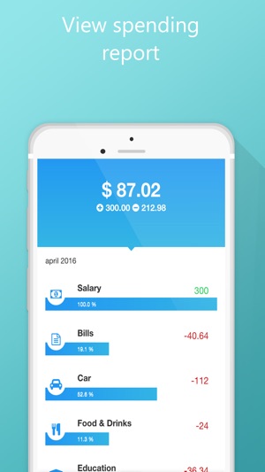 Spendmo - monthly spending tracker(圖3)-速報App