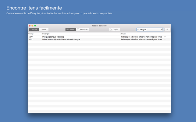 Tabelas da Saúde (CID10, TUSS)(圖3)-速報App