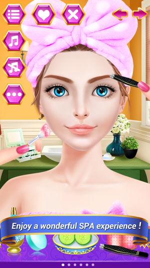 High School Fashion Girl Salon - Spa, Makeup & Dress Up Make(圖5)-速報App