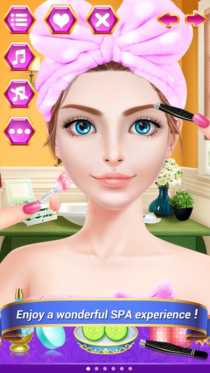 High School Fashion Girl Salon - Spa, Makeup & Dress Up Makeover Game screenshot-4