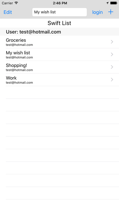 How to cancel & delete Swift List, The easiest way to share lists on your Phone from iphone & ipad 3