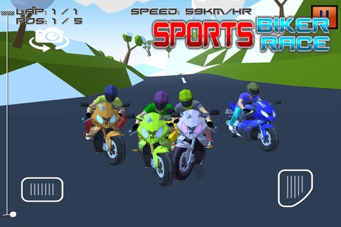 Sports Biker Race screenshot 2