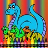 恐竜の塗り絵 - 良い子供のゲームのための恐竜の描画 - iPadアプリ