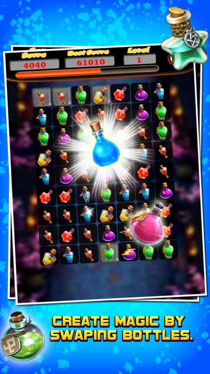 Magic Bottle Link - Link The Same Color Bottle To Eliminate Them