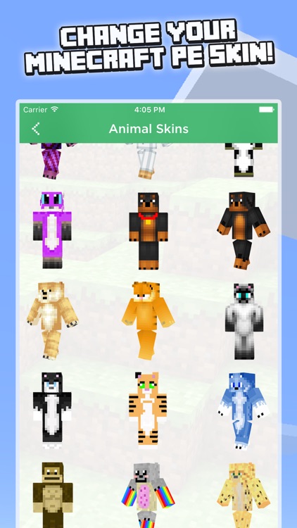 Animal Skins for Minecraft PE (Minecraft Animal Skins)