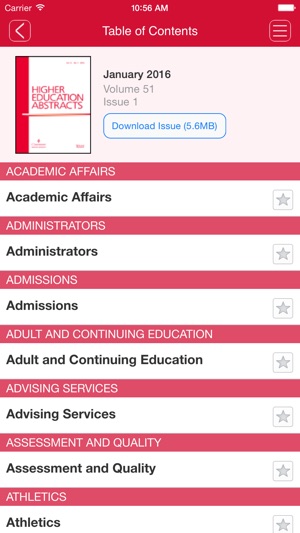 Higher Education Abstracts(圖3)-速報App