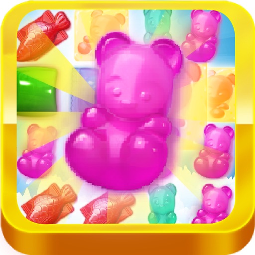 Candy Bear burst - Addictive Games, Tap To Killing Bored Time icon