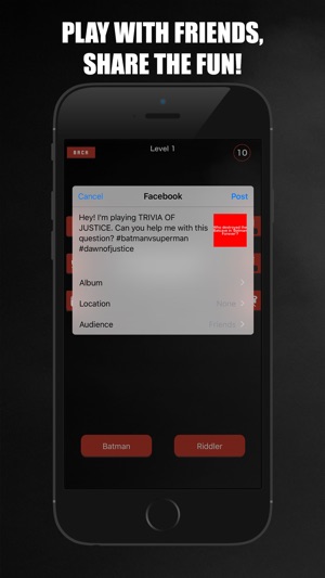 Trivia of Justice - Quiz game for Batman v Superman fan(圖2)-速報App