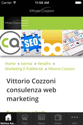 Vittorio Cozzoni consulenza web marketing screenshot 3