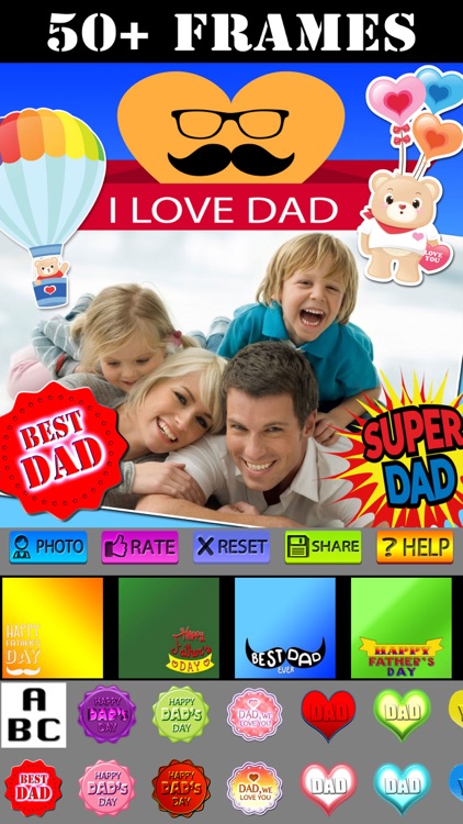 Father's Day Photo Frames and Posters