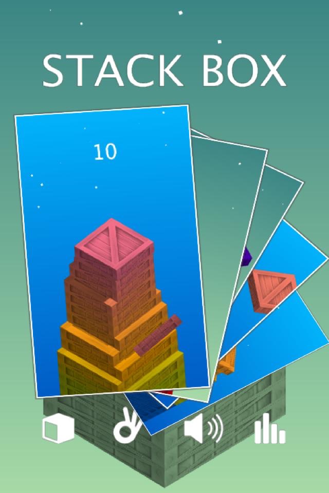 Stack Box - A free physical effect of the stacking of casual games screenshot 4