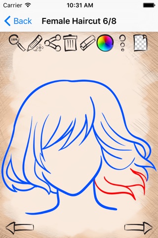 Drawing Hairstyles And Hairdo screenshot 3