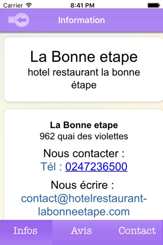 La Bonne Etape restaurant screenshot 2