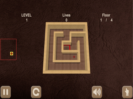 Red ball & maze. Inside View для iPad